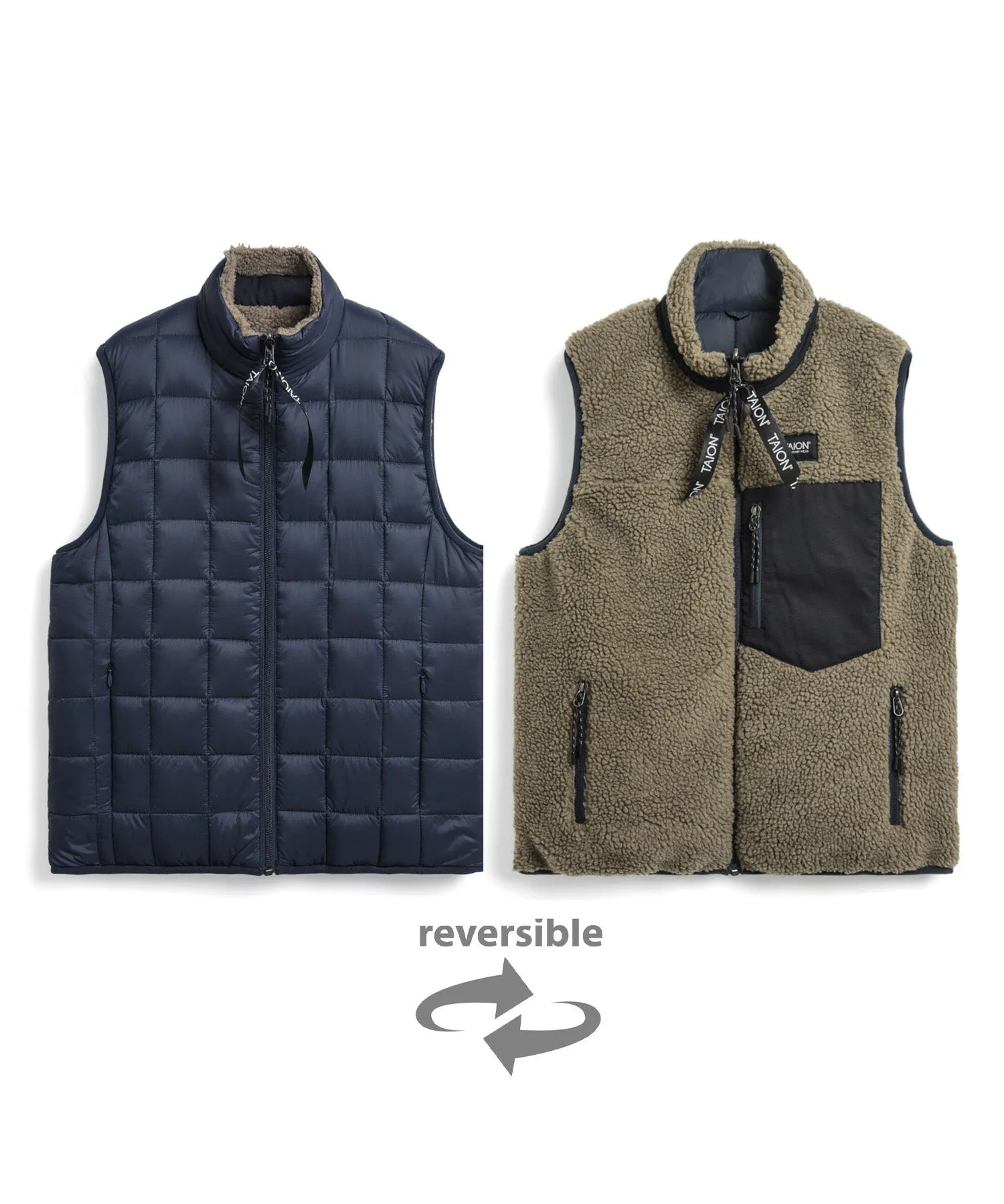 Unisex Mountain Reversible Down x Boa Vest - Image 21