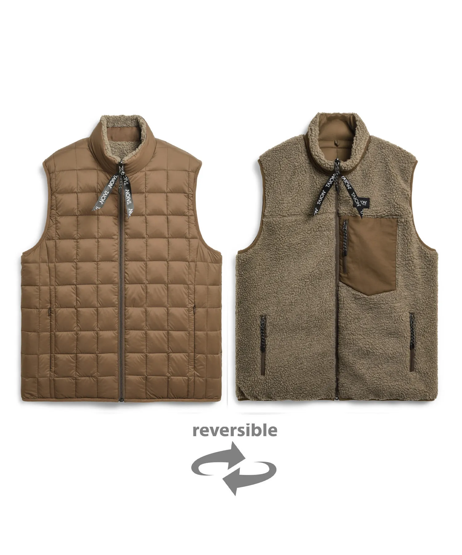 Unisex Mountain Reversible Down x Boa Vest - Image 22