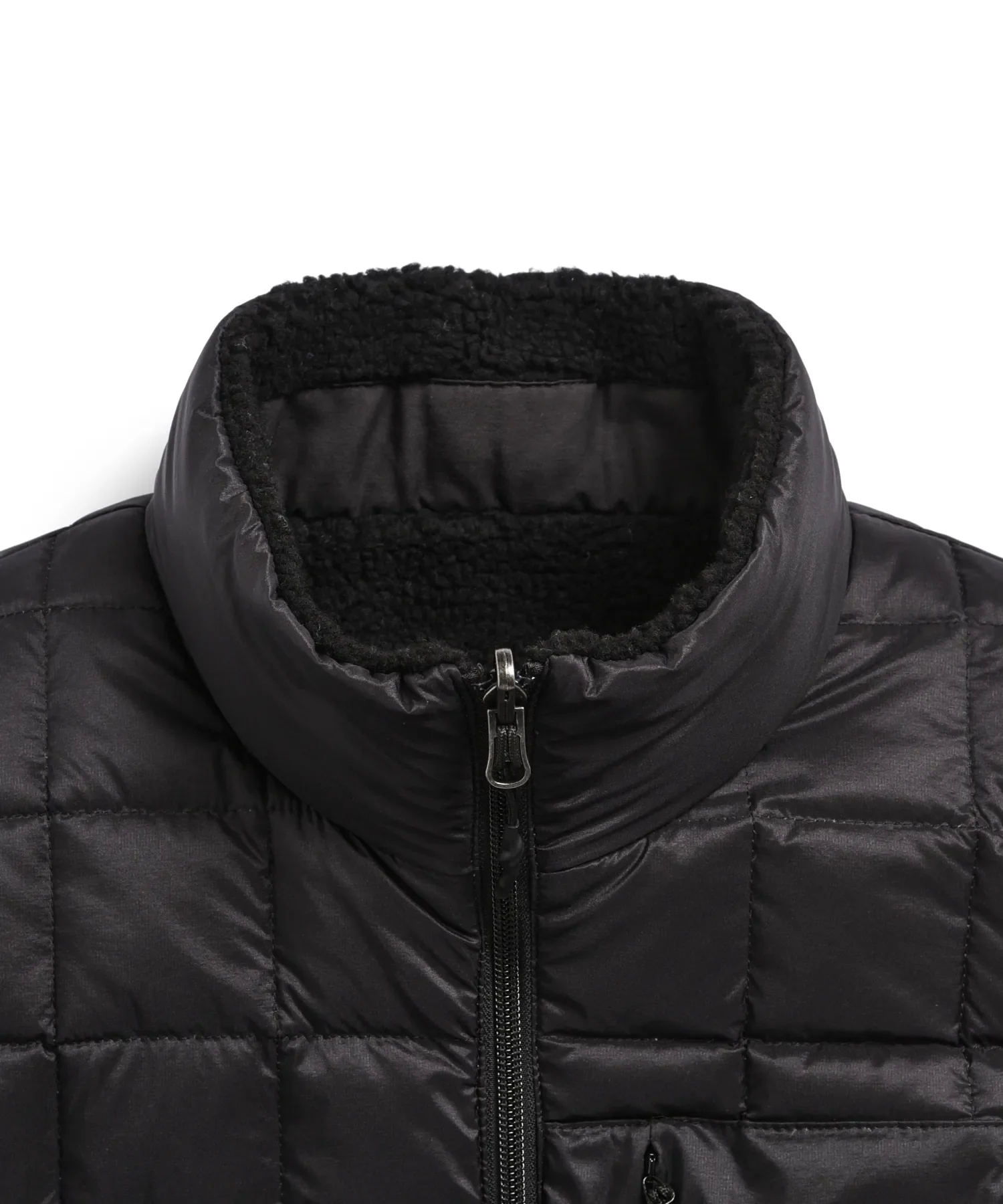 Unisex Mountain Reversible "Down×Light boa" Hi Neck Vest - Image 3