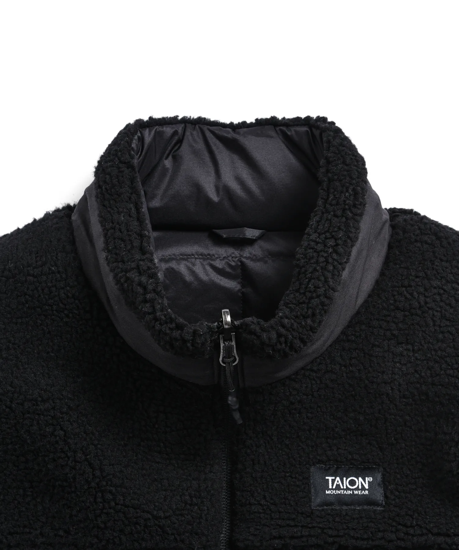 Unisex Mountain Reversible "Down×Light boa" Hi Neck Vest - Image 4
