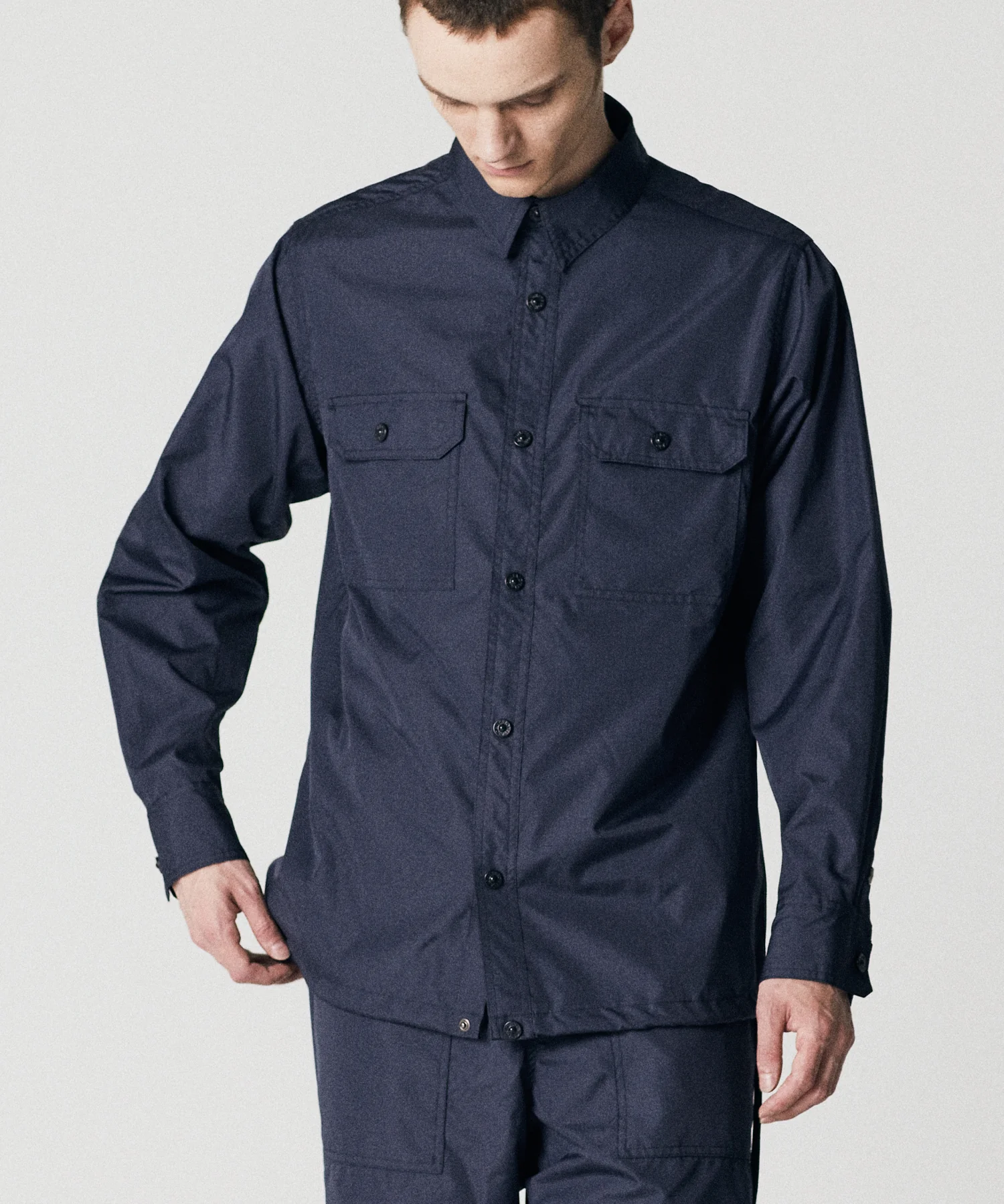 Unisex Non Down Military Long Sleeve Shirts - Image 9