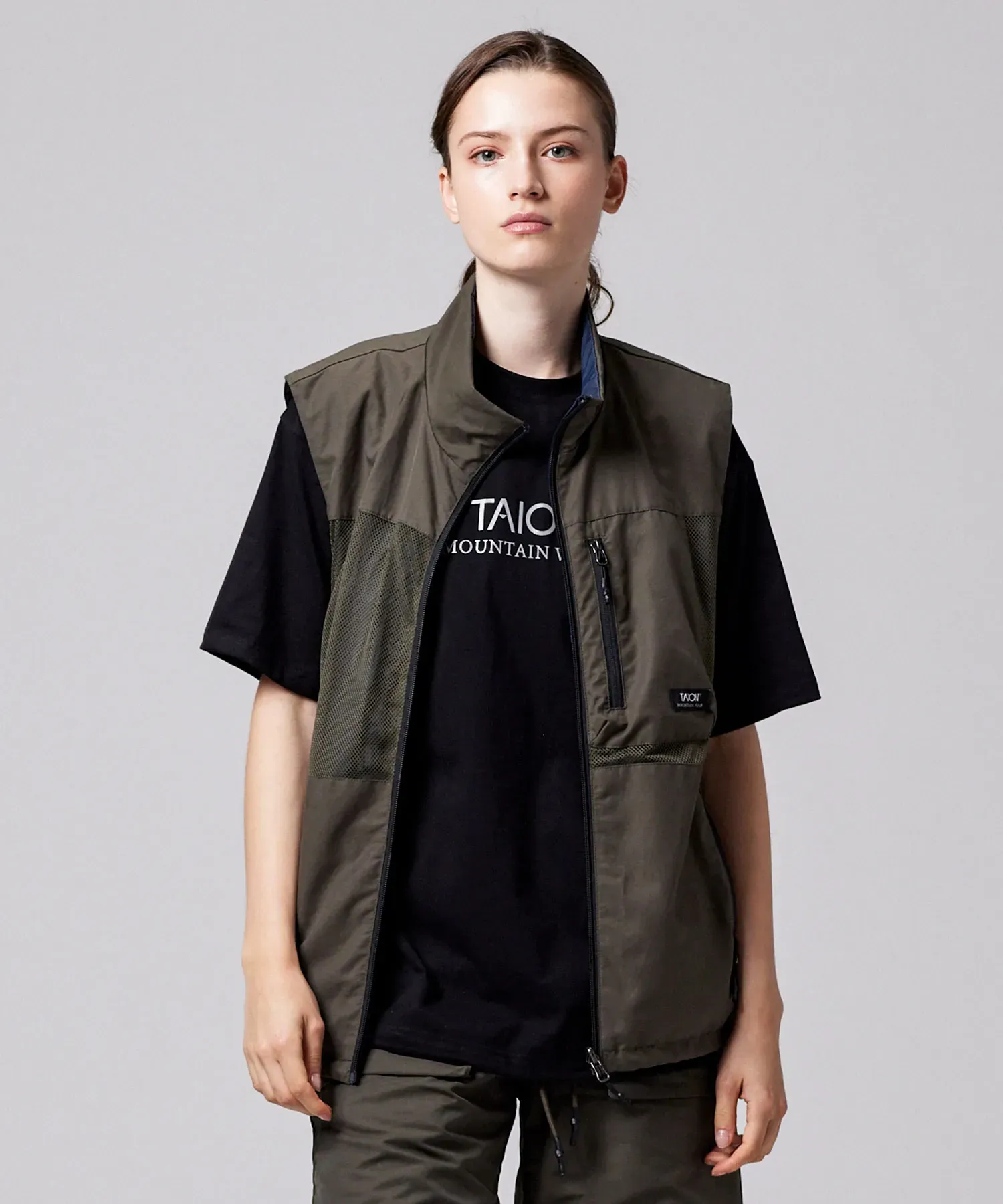 Unisex Non Down Mountain Reversible Mesh Vest - Image 28