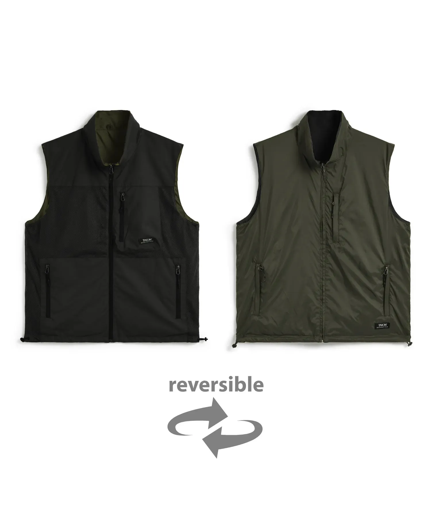 Unisex Non Down Mountain Reversible Mesh Vest - Image 32