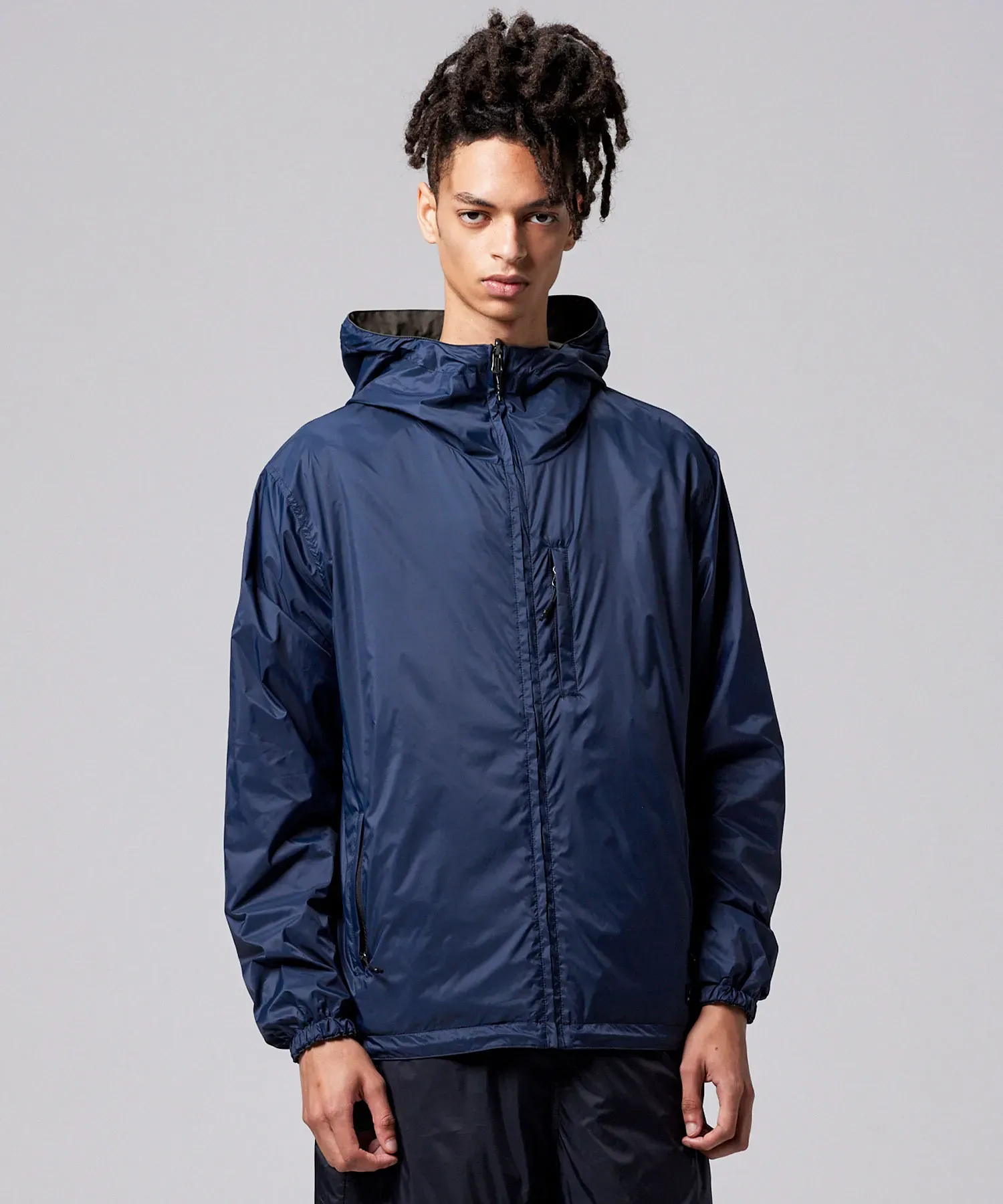 Unisex Non Down Mountain Reversible W-Zip Hood Jacket - Image 15