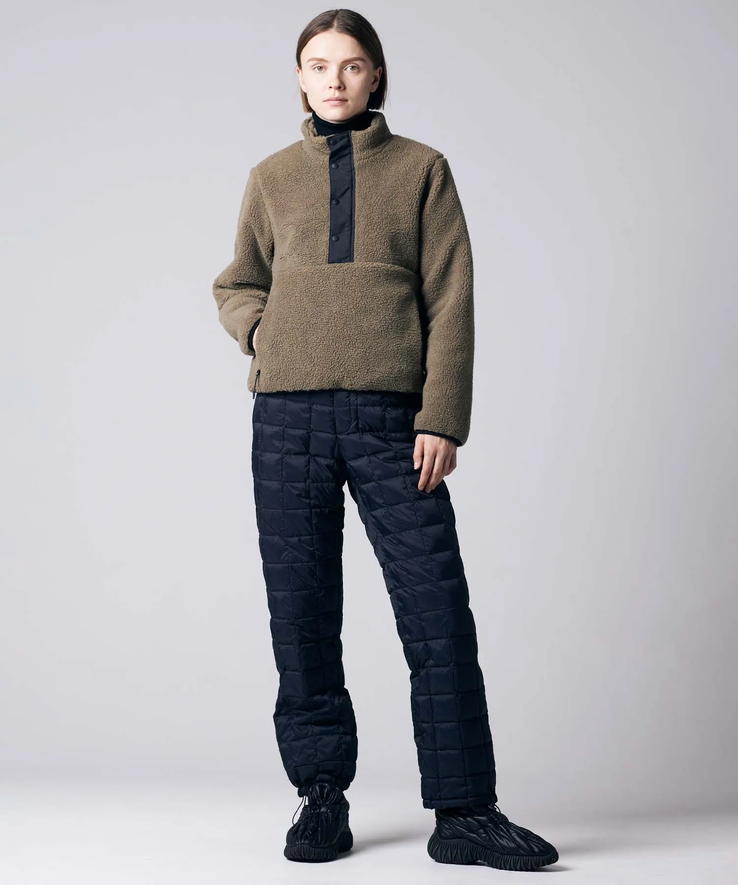 Unisex Non Down Pullover "Boa" Hi Neck Jacket - Image 18