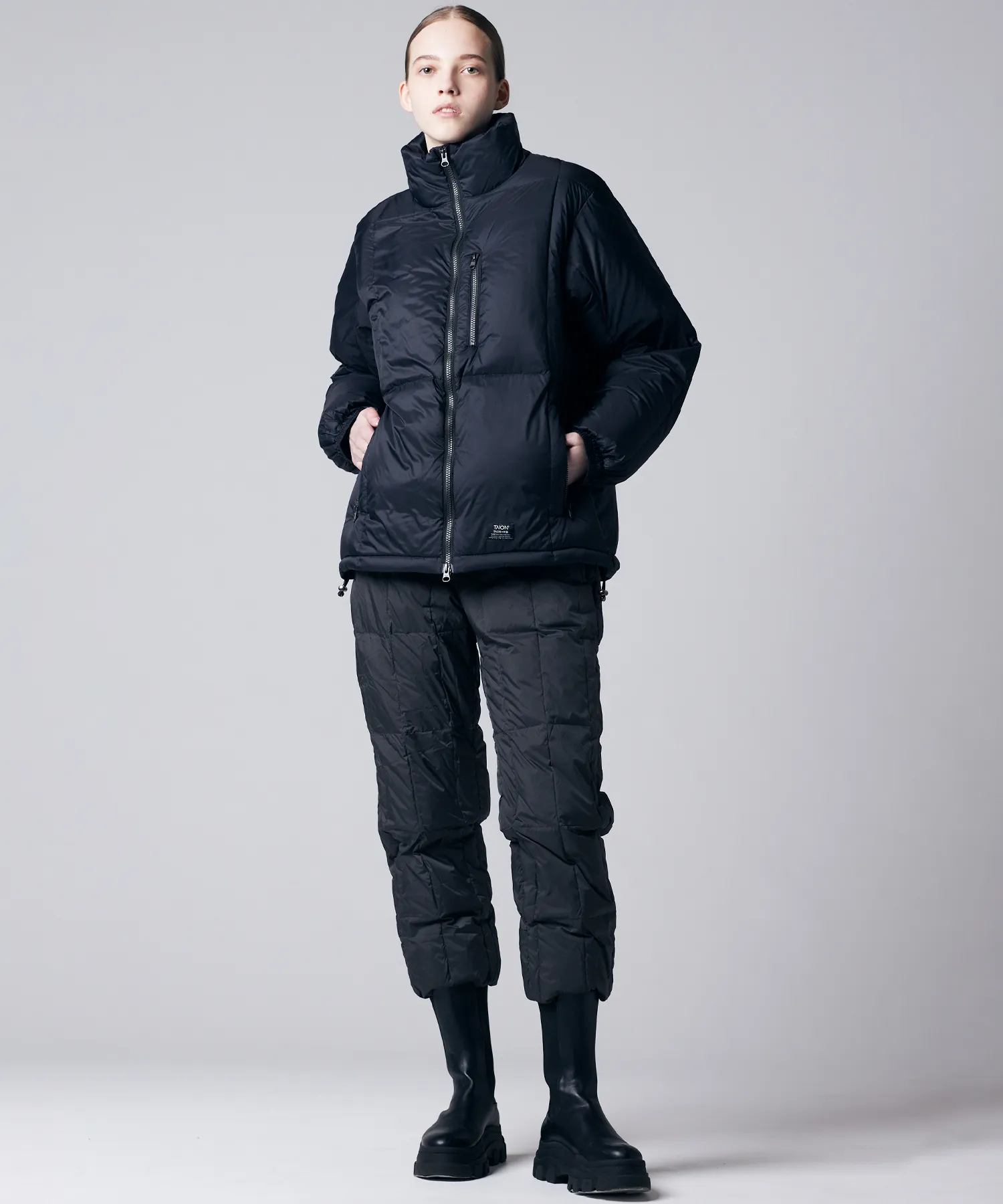 Unisex Work W-Zip Volume Down Jacket - Image 12