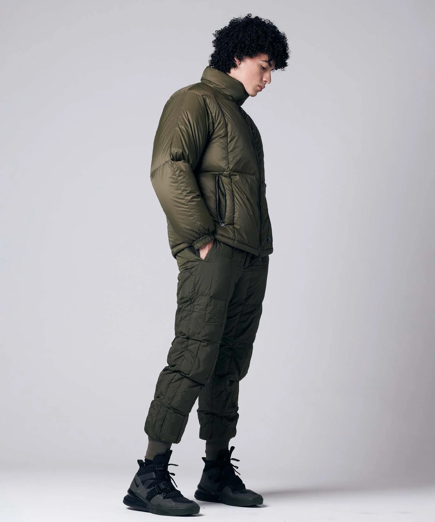 Unisex Work W-Zip Volume Down Jacket - Image 5