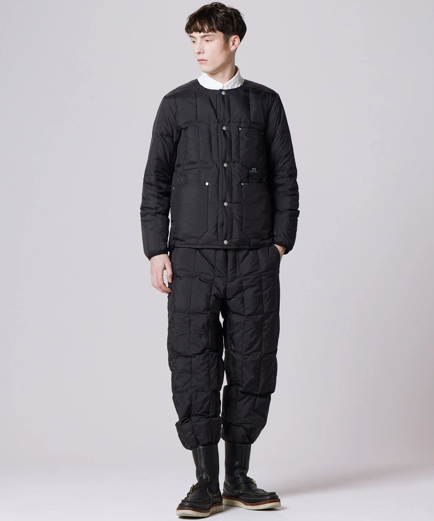Unisex Work Crew Neck Down Jacket - Image 11