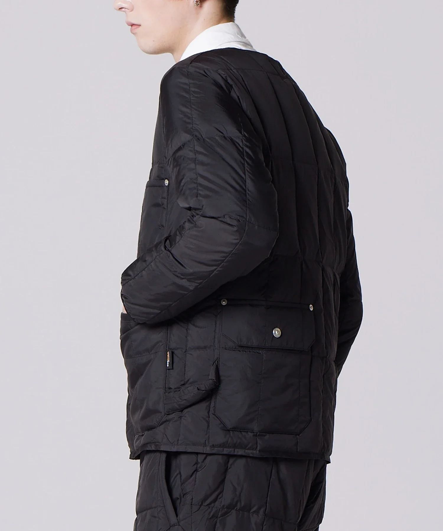 Unisex Work Crew Neck Down Jacket - Image 12