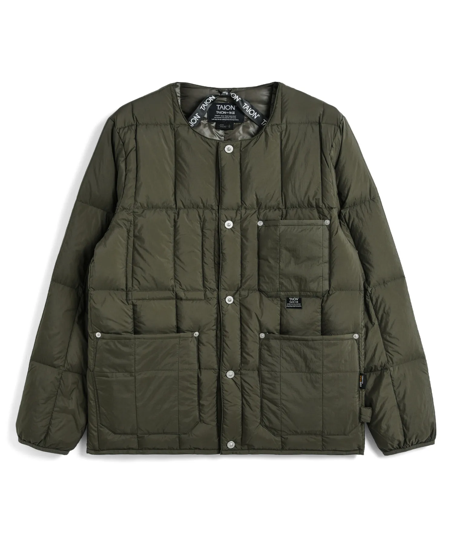 Unisex Work Crew Neck Down Jacket - Image 16