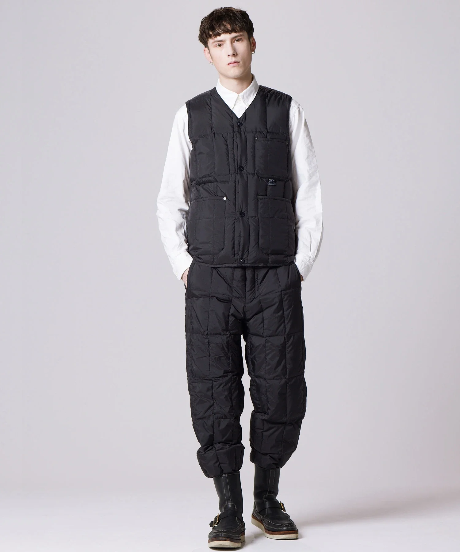 Unisex Work V-Neck Button Down Vest - Image 11