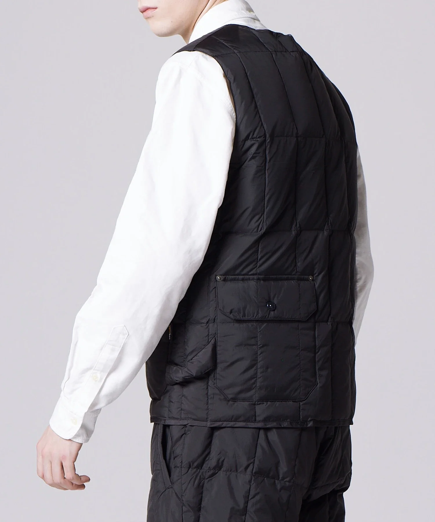 Unisex Work V-Neck Button Down Vest - Image 12