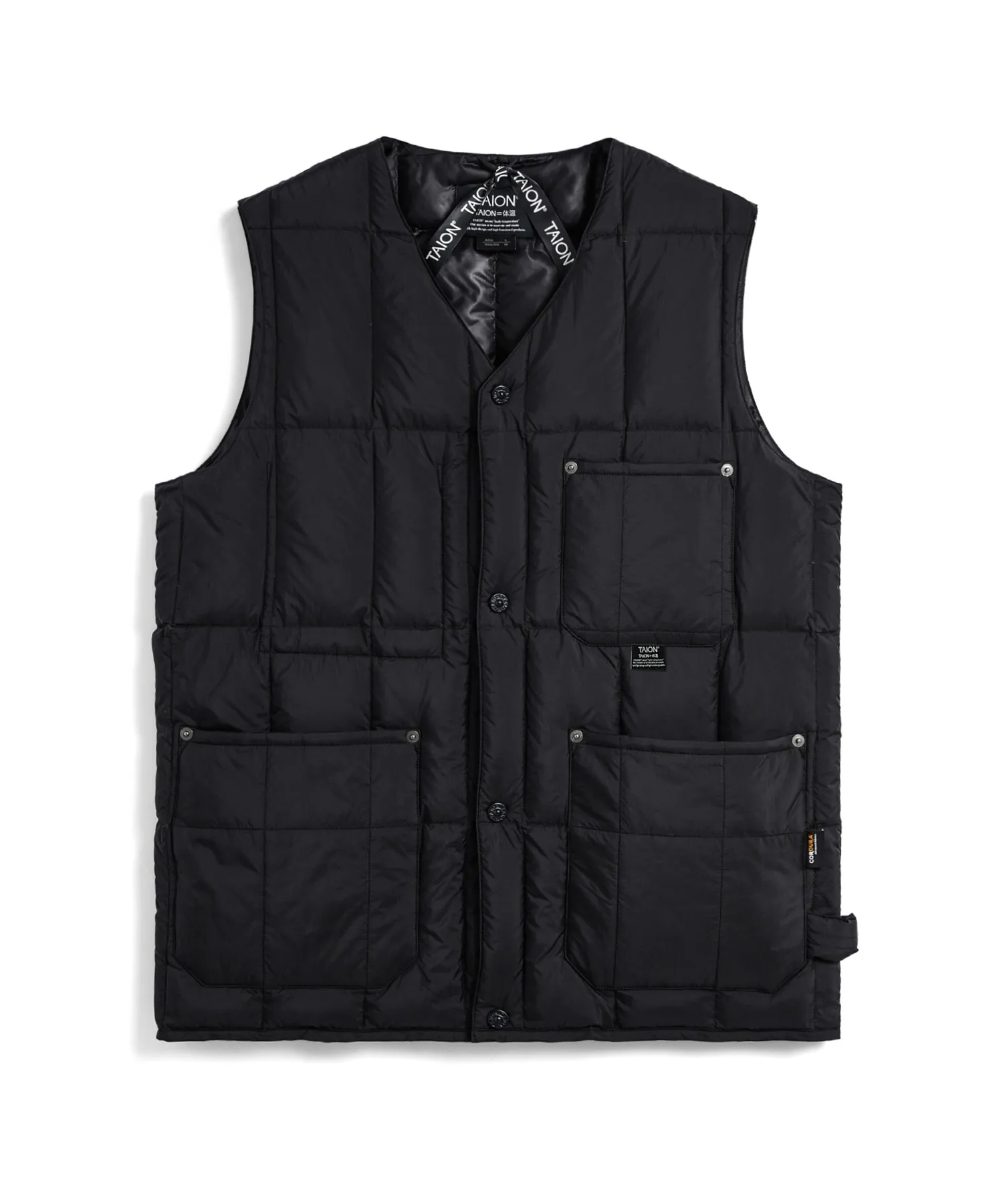 Unisex Work V-Neck Button Down Vest - Image 13