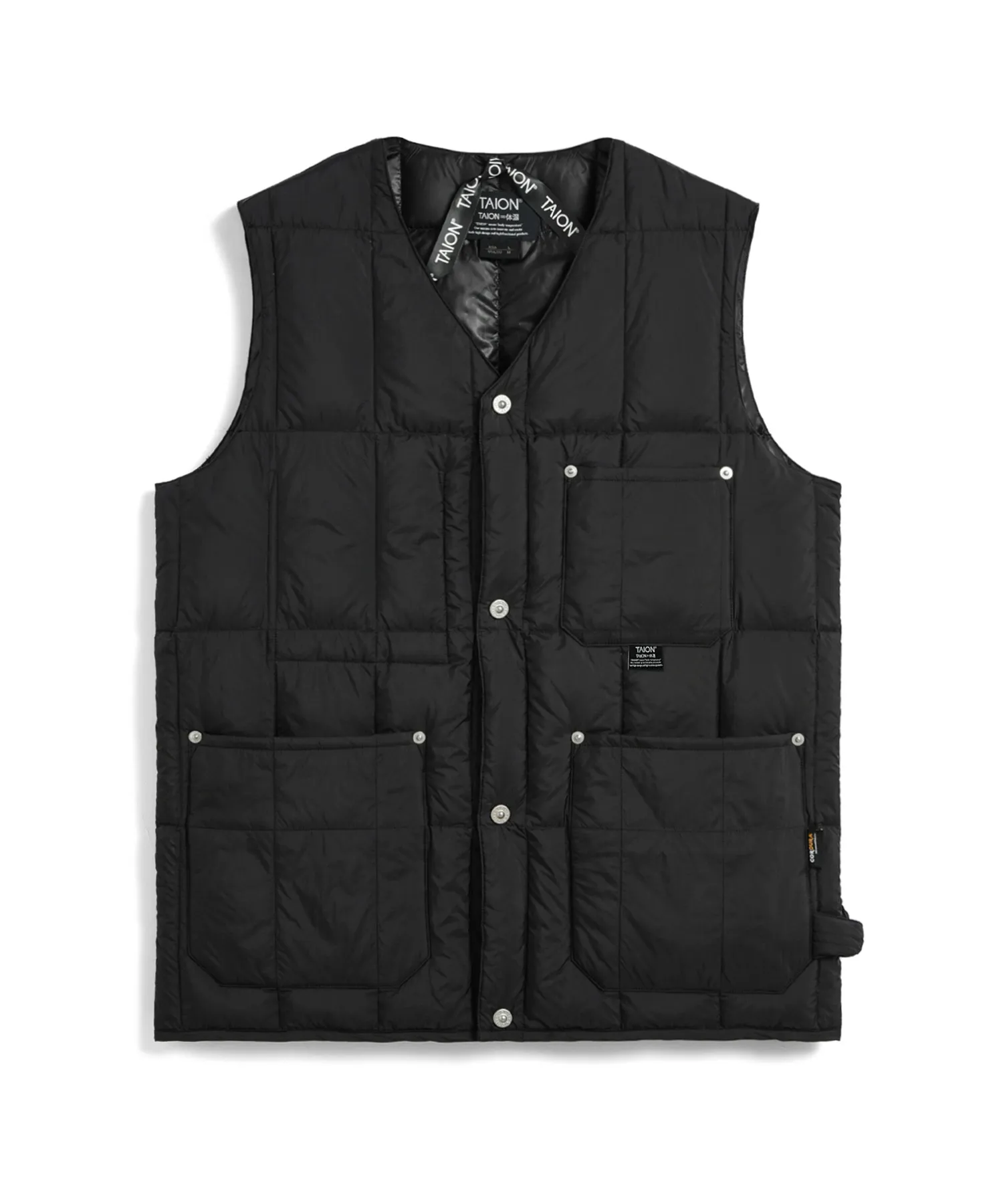 Unisex Work V-Neck Button Down Vest - Image 14