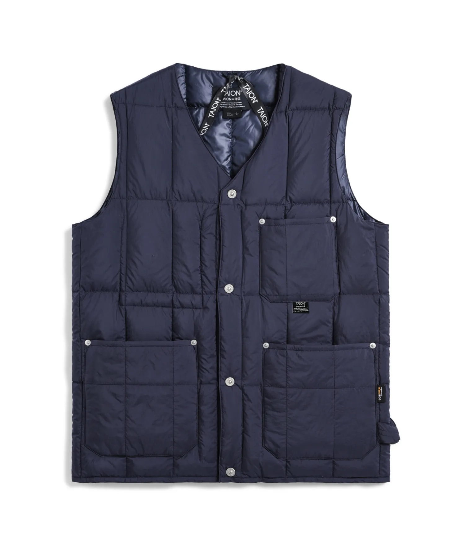 Unisex Work V-Neck Button Down Vest - Image 15