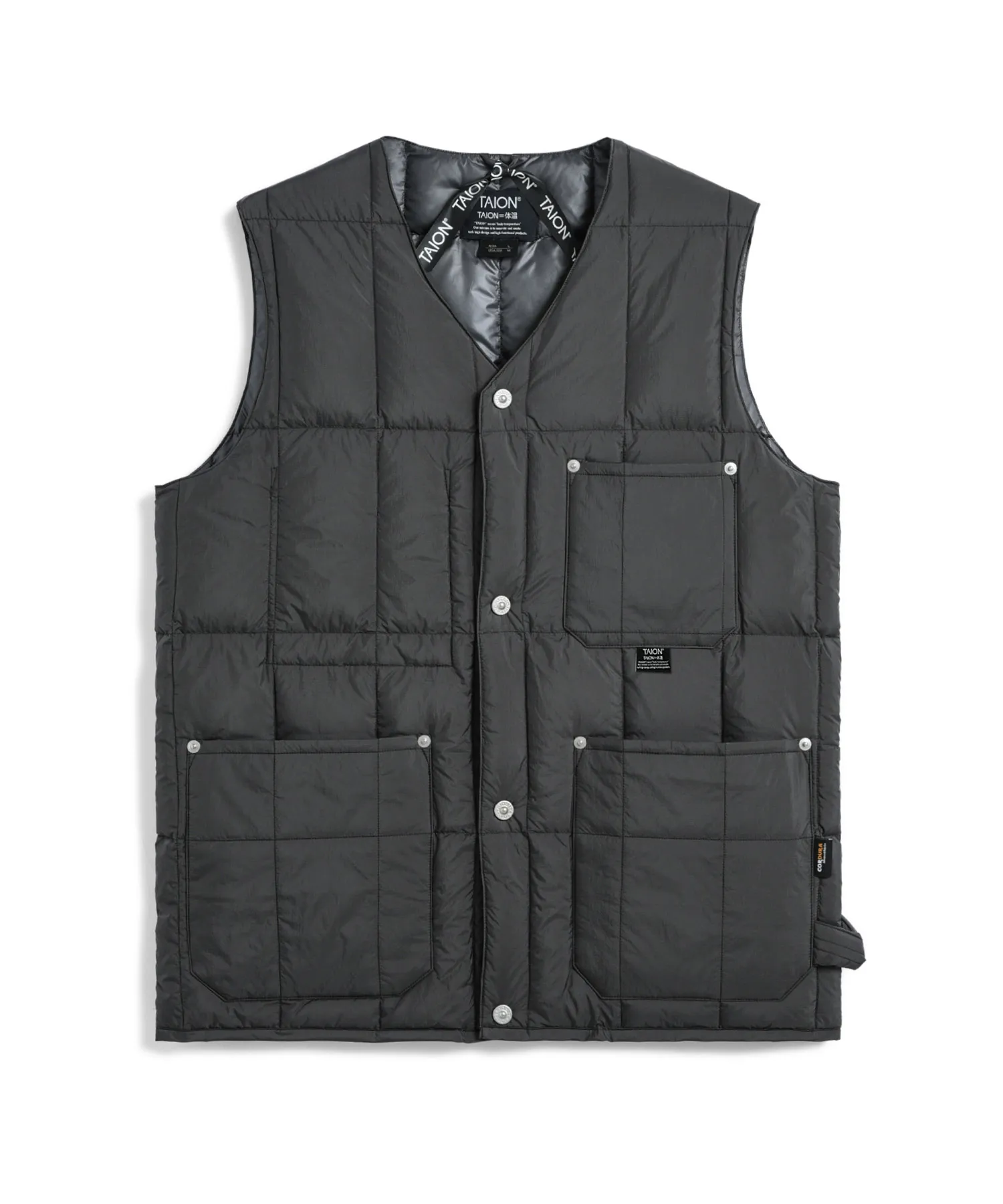 Unisex Work V-Neck Button Down Vest - Image 16
