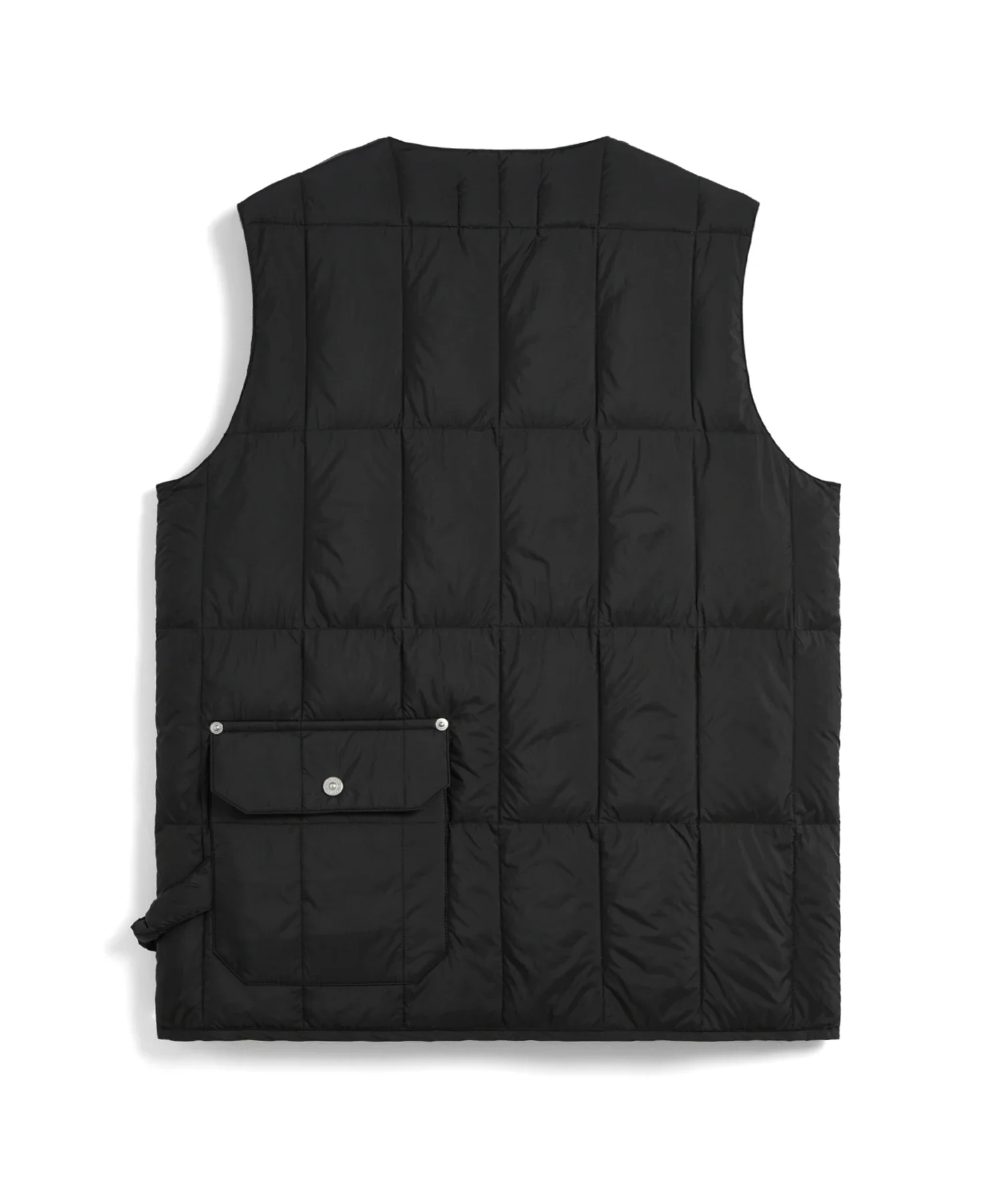 Unisex Work V-Neck Button Down Vest - Image 3