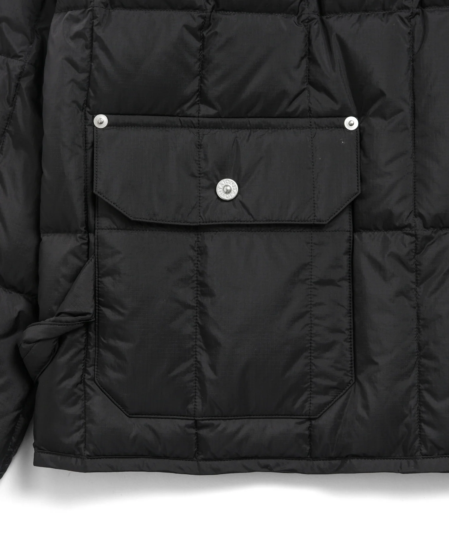 Unisex Work W-Zip Hood Rib Down Jacket - Image 10