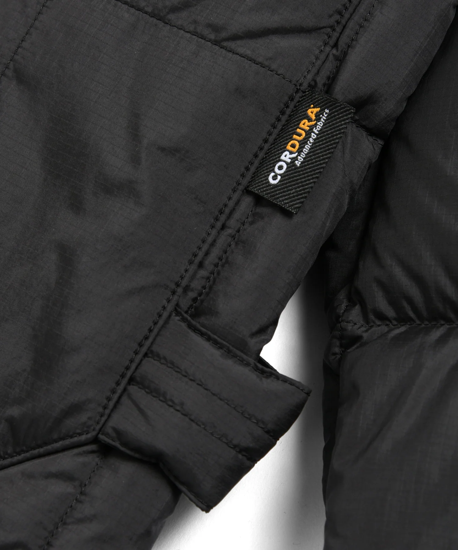 Unisex Work W-Zip Hood Rib Down Jacket - Image 11