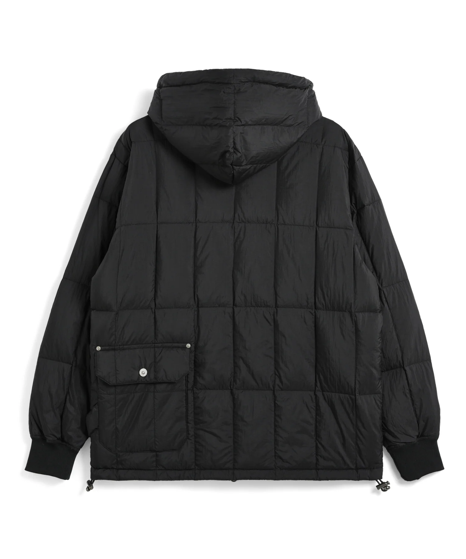 Unisex Work W-Zip Hood Rib Down Jacket - Image 3