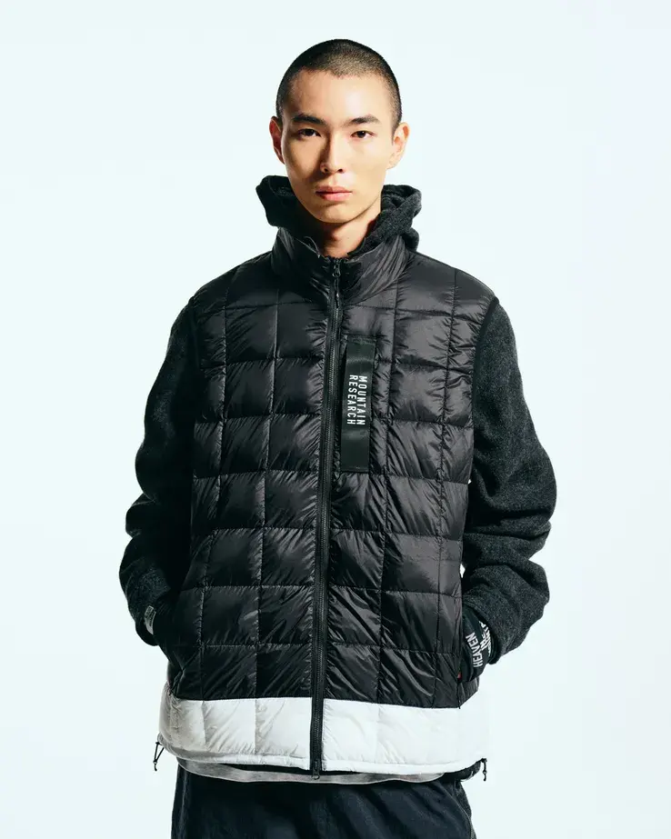 Mountain Research x TAION Basic W-Zip Down Vest <MR-TA-002Z-WHL>